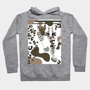 MINIMAL OCELOT PATTERN Hoodie